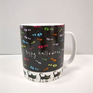 Brother Sister design studio, Happy Halloween black cat oversized coffee mug